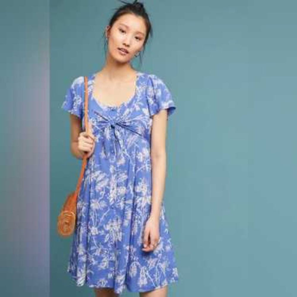 Maeve by Anthropologie Jill Flutter Sleeve Dress size 12